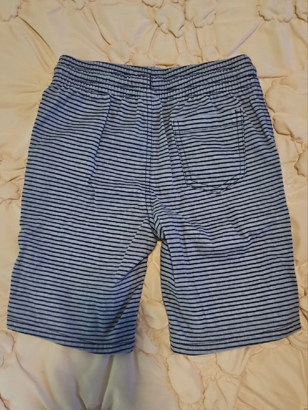 Arizona Jean Company Blue and Navy Striped Kids Shorts